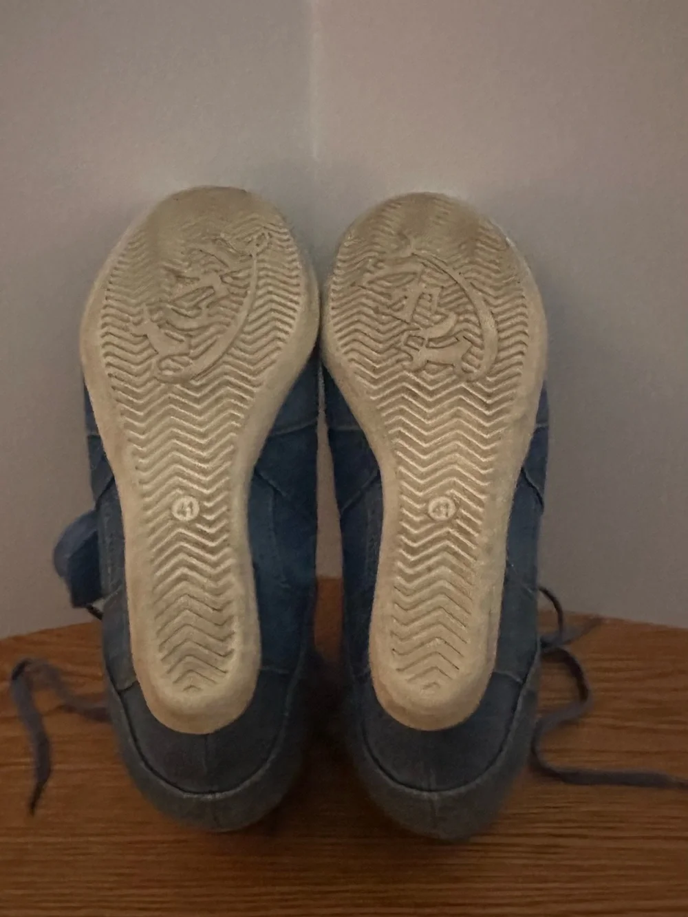Women's Size 10 US Bowie Denim Wedge Sneakers